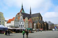 Hansestadt Rostock - Markt und St. Marien-Kirche